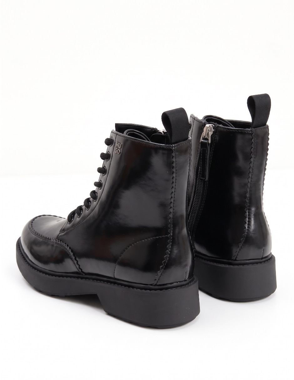 Bota arriba del tobillo de piel para mujer 2