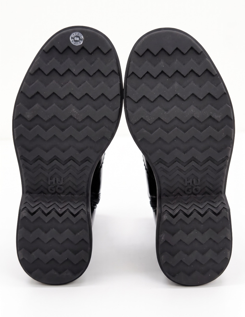 Bota arriba del tobillo de piel para mujer 4
