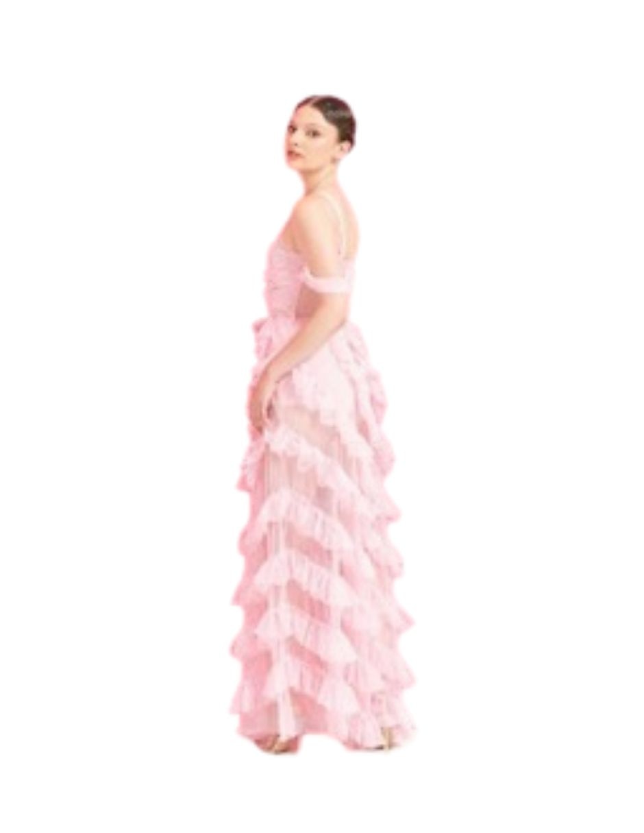 Vestido largo boda sweet bridemaid para mujer 2