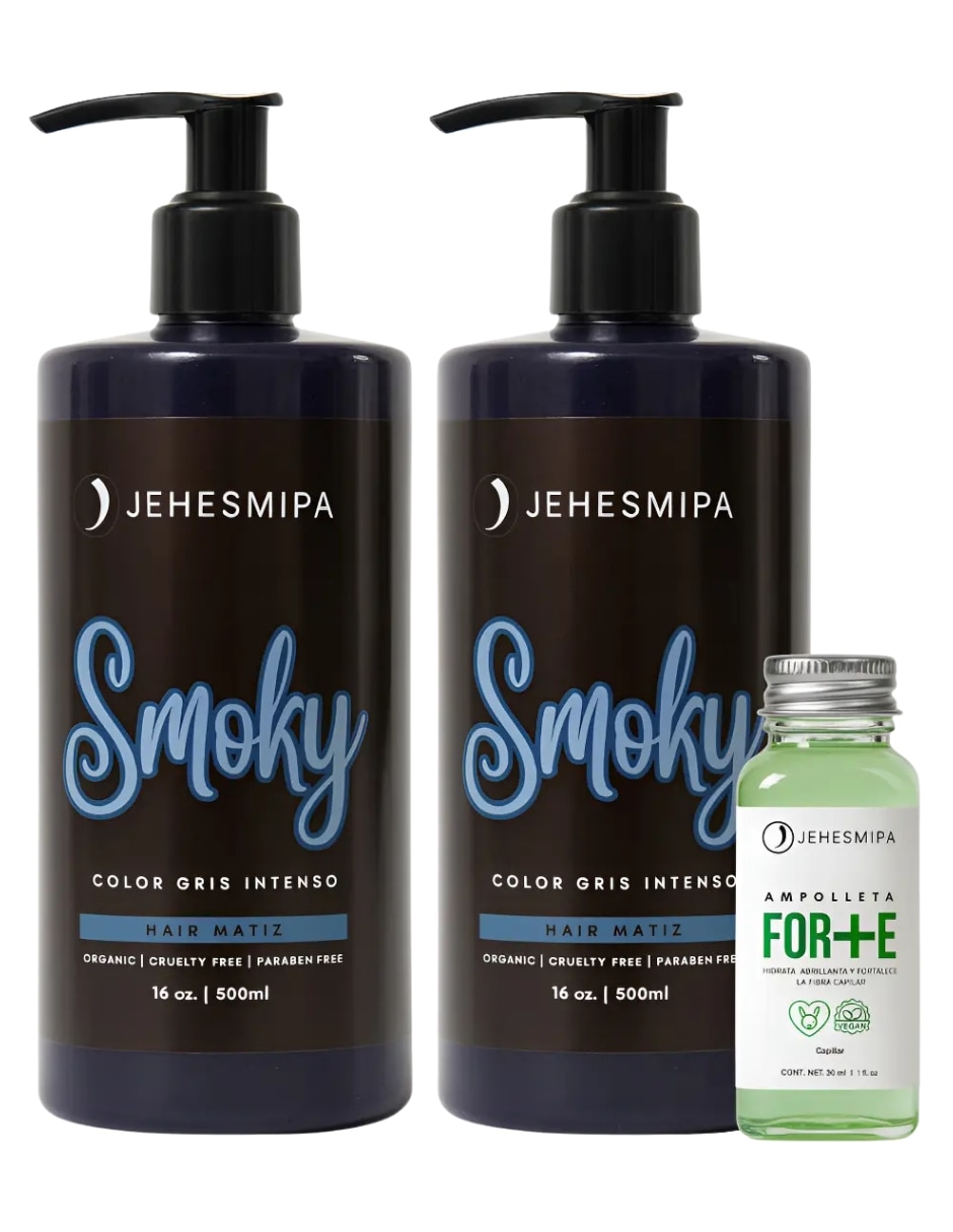 Shampoo matizador de canas para cabello teñido DÚO SMOKY MATIZ