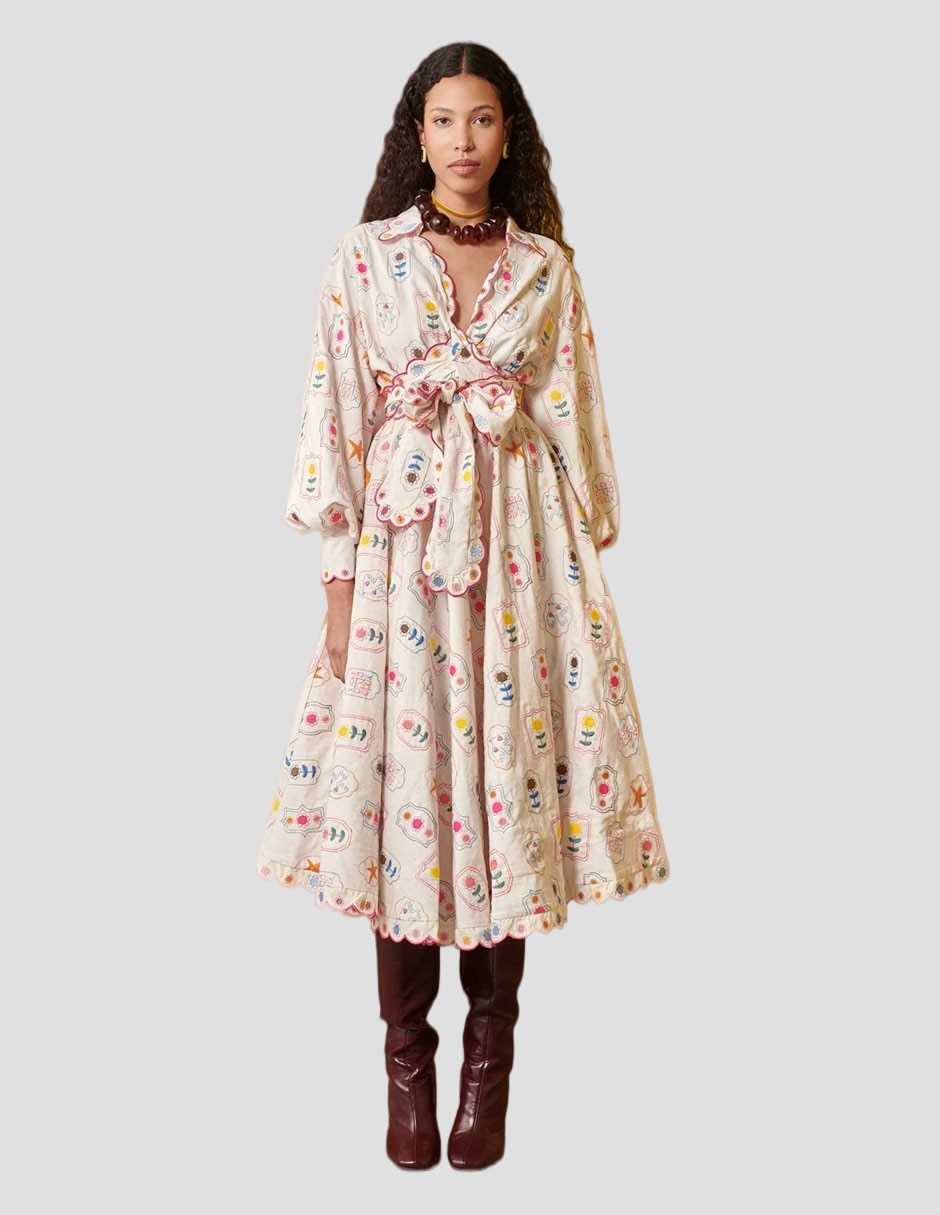 Vestido midi casual para mujer