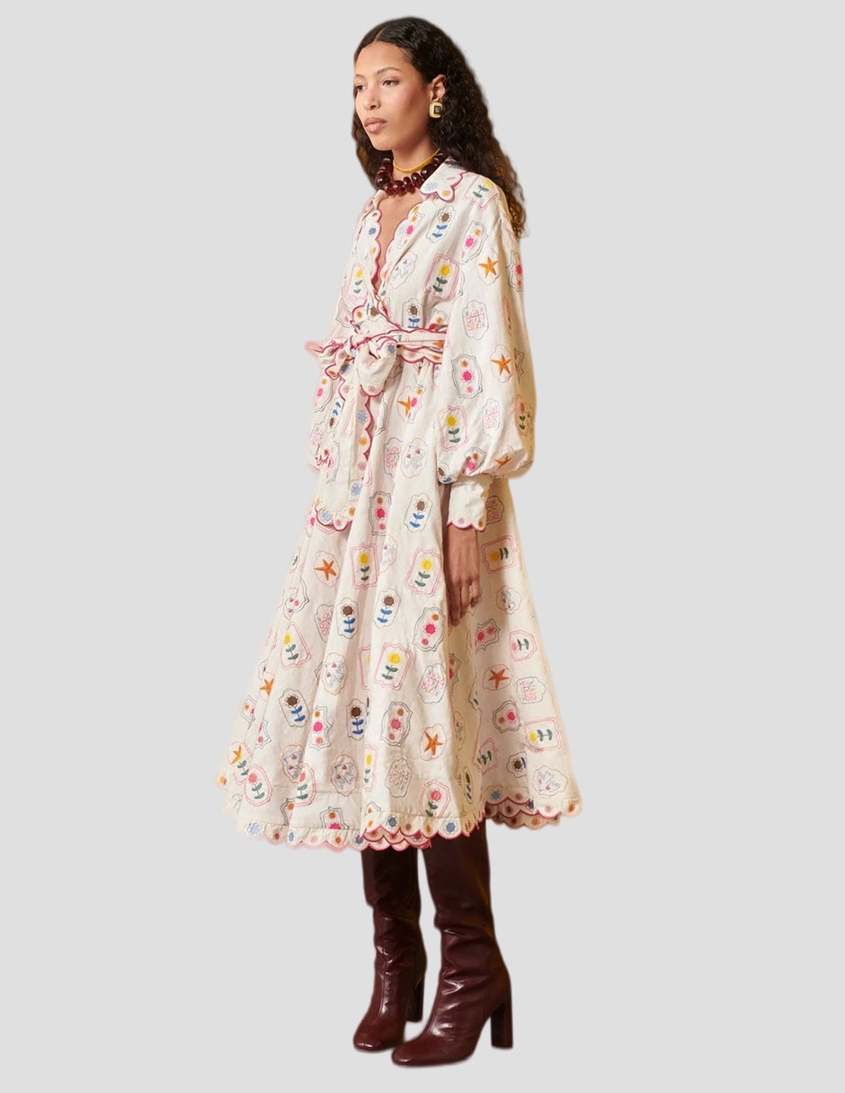 Vestido midi casual para mujer 2