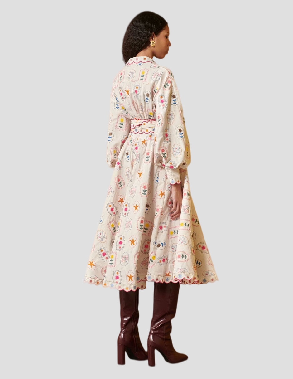 Vestido midi casual para mujer 3