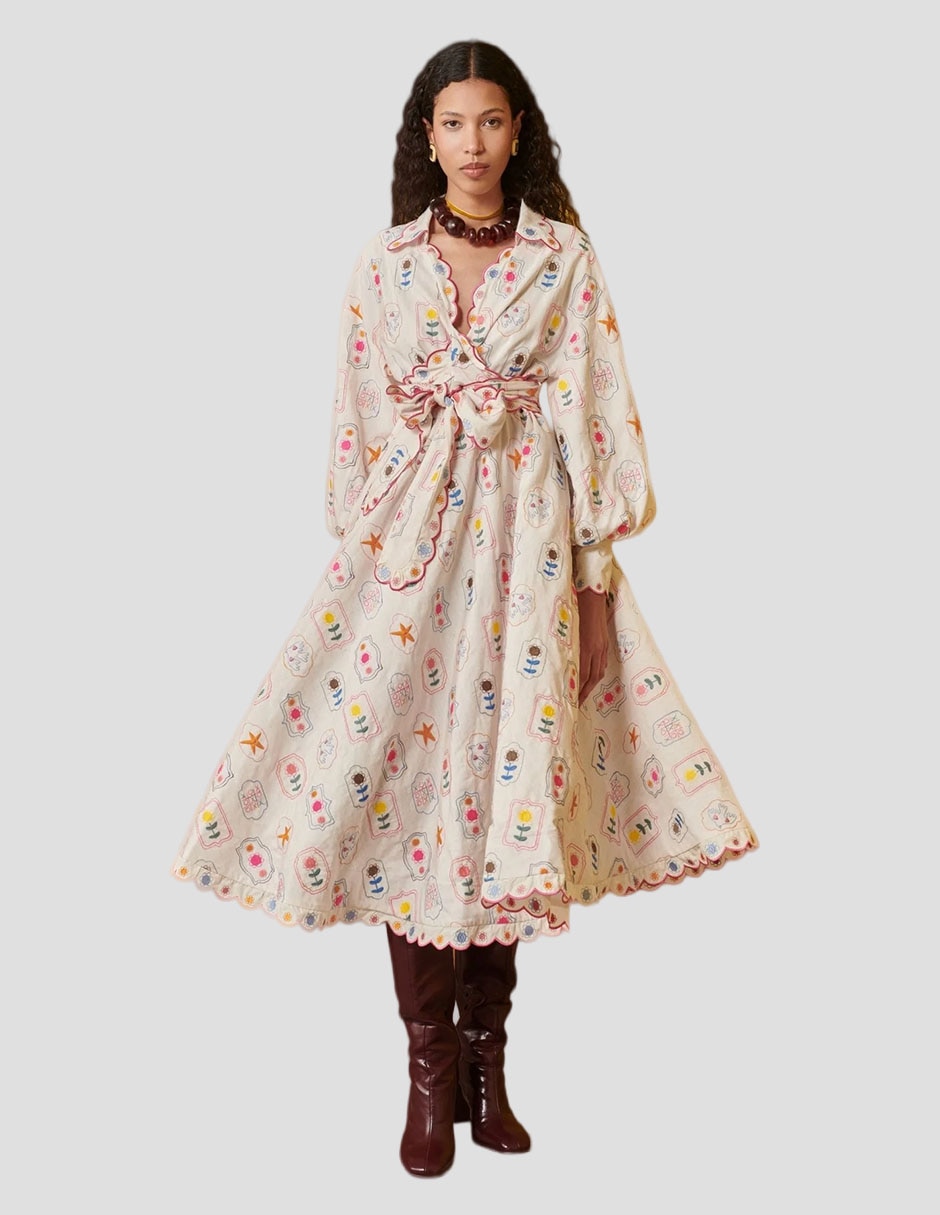 Vestido midi casual para mujer 4