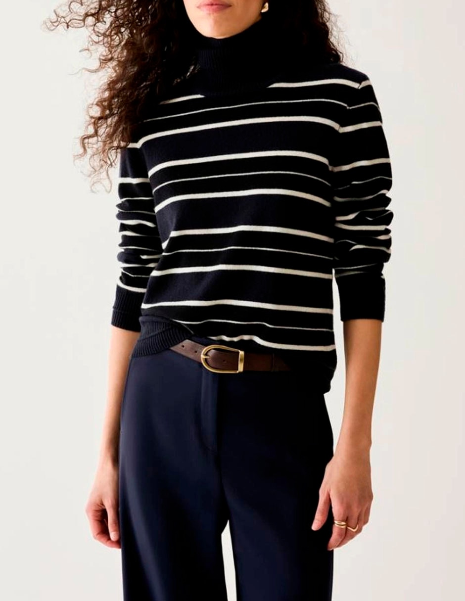 Suéter cuello tortuga para mujer 2