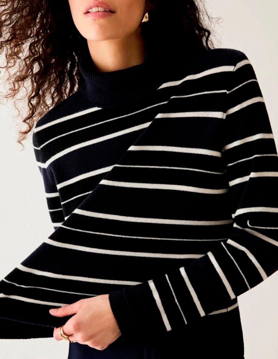 Suéter cuello tortuga para mujer 4