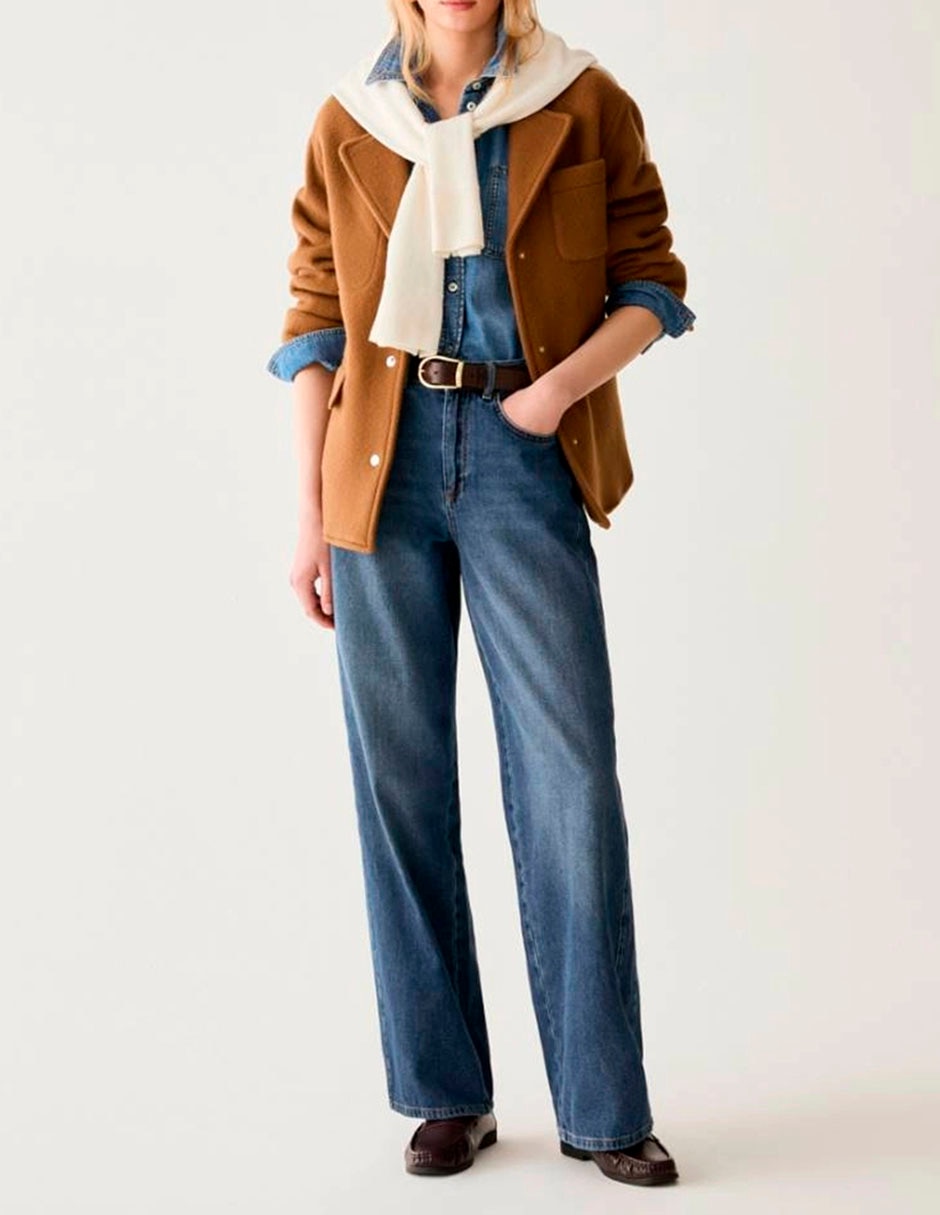 Jeans relaxed wide leg para mujer Jeans relaxed wide leg para mujer