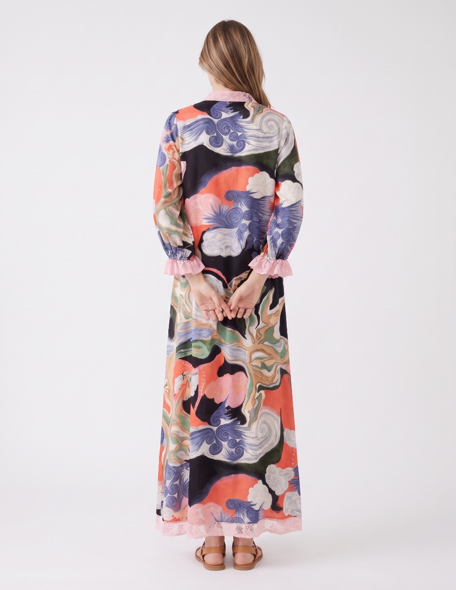 Vestido largo casual para mujer 3
