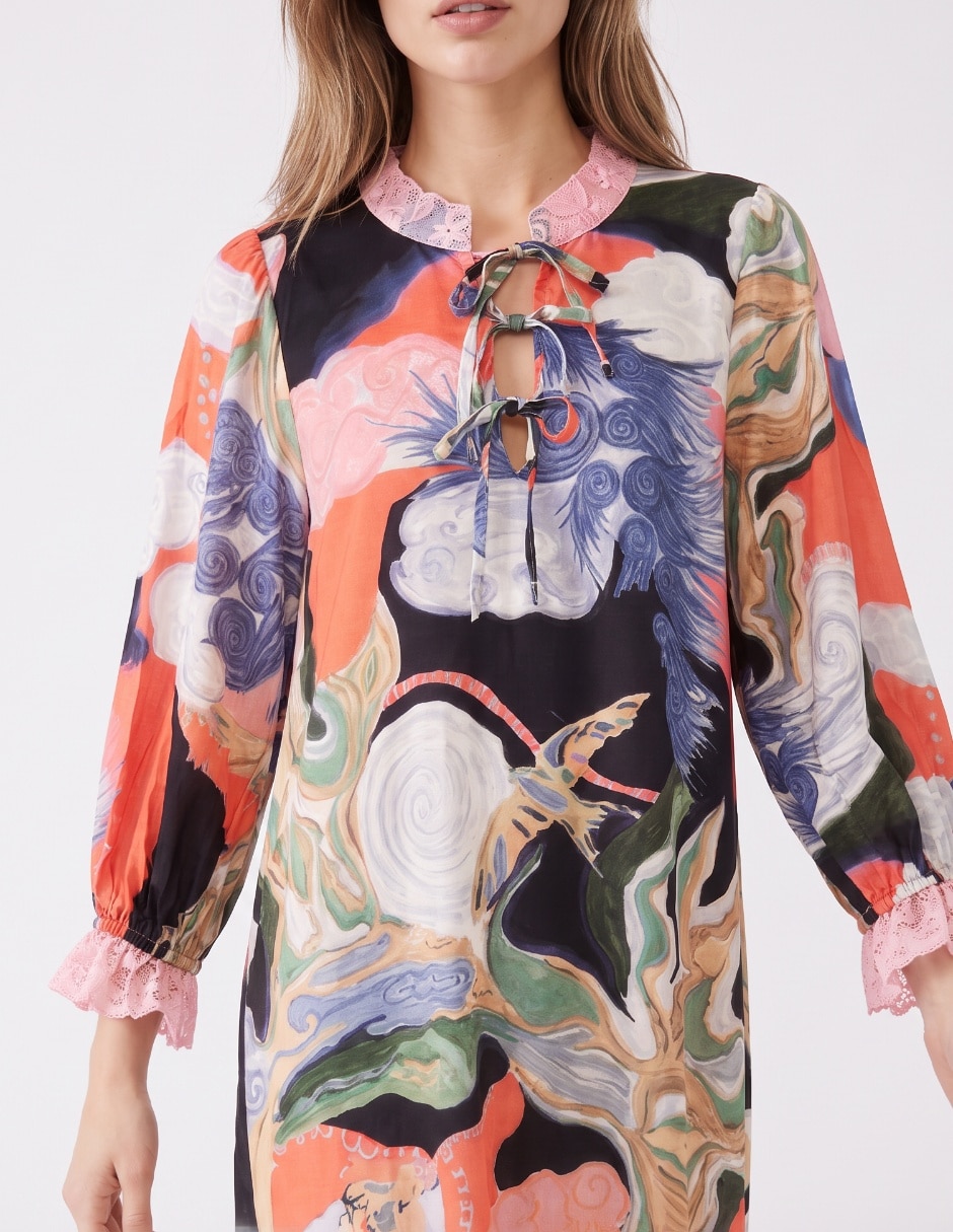 Vestido largo casual para mujer 4