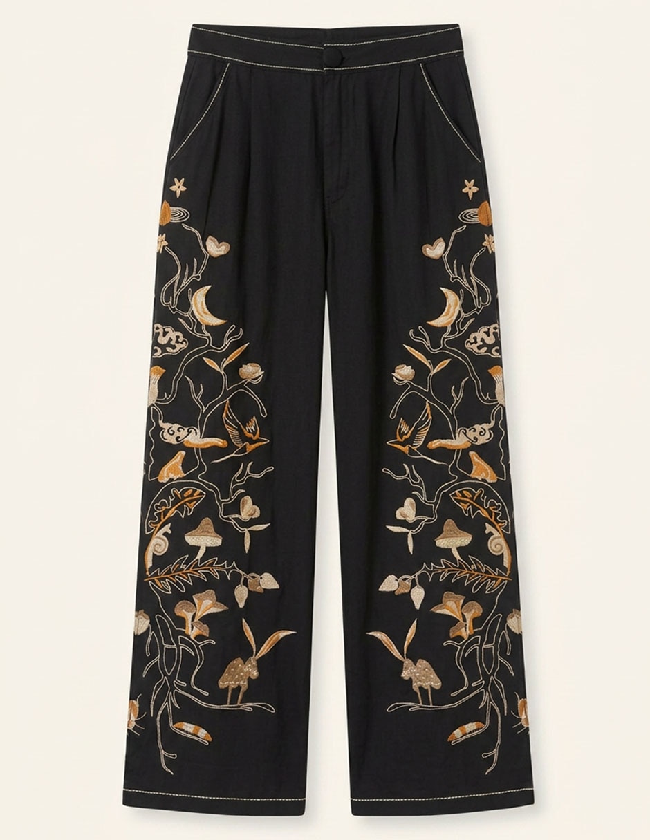 Pantalón amplio para mujer 2