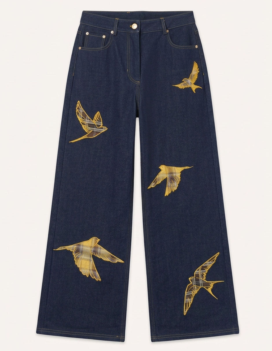 Jeans wide leg para mujer 2