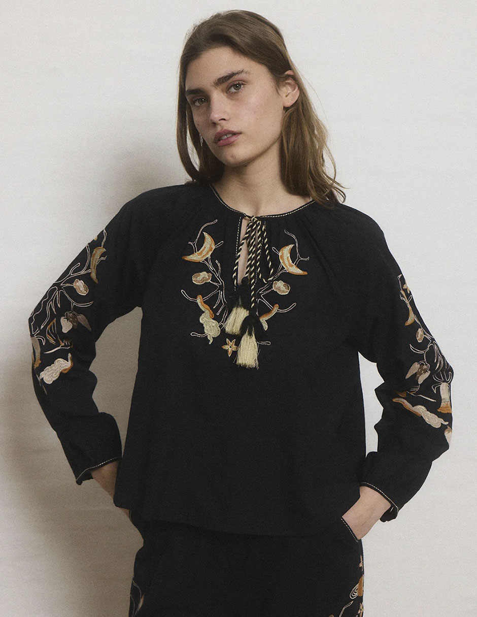 Blusa manga larga para mujer Blusa manga larga para mujer
