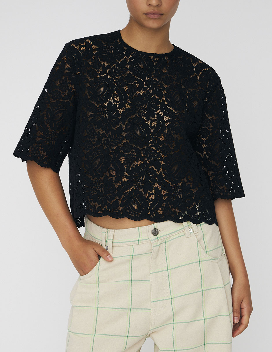 Blusa manga al codo para mujer Blusa manga al codo para mujer