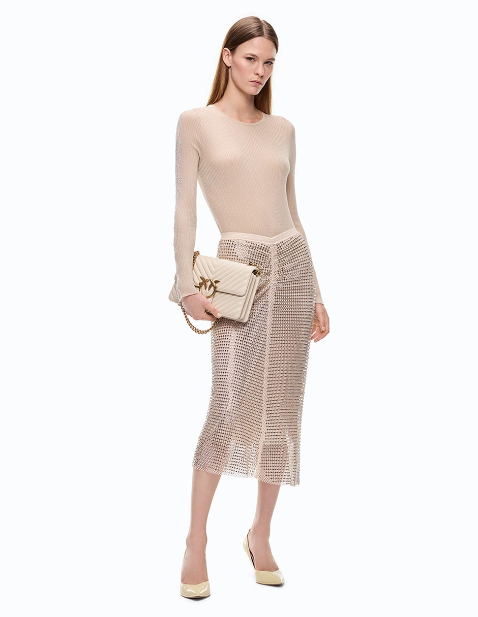 Suéter cuello redondo para mujer 4