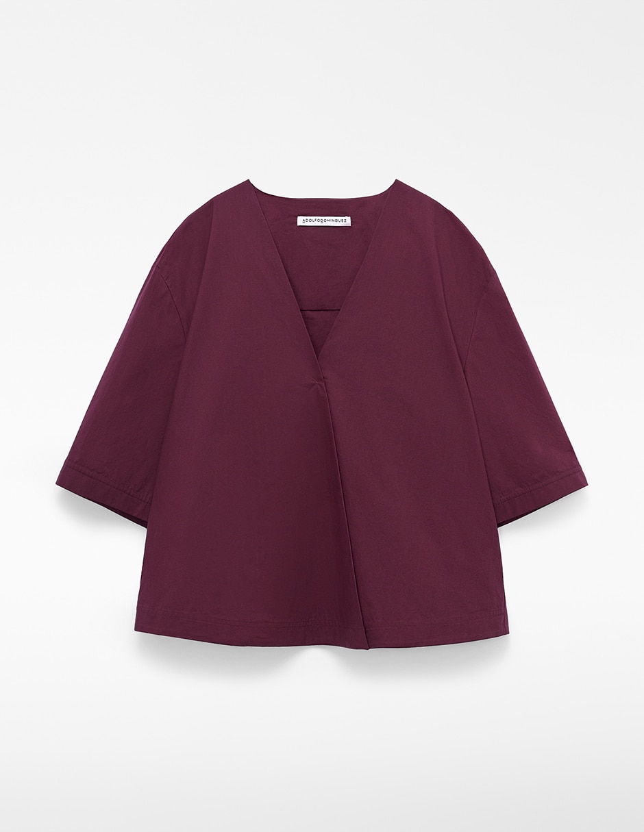 Blusa manga Al Codo para mujer 4