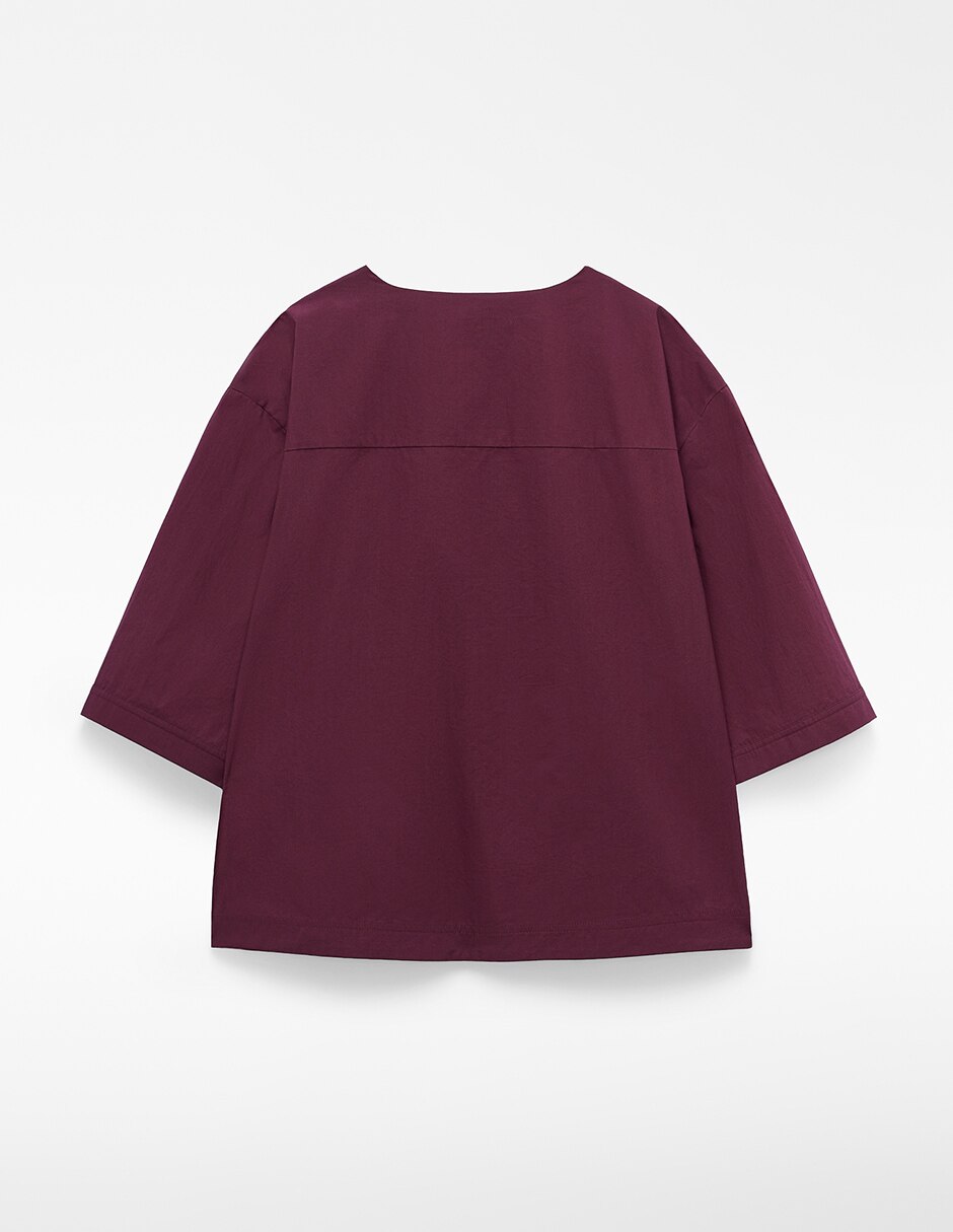 Blusa manga Al Codo para mujer 6