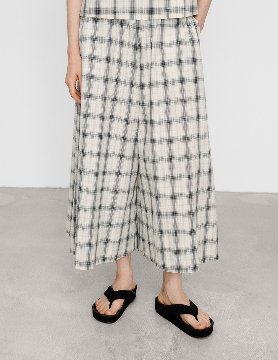 Pantalón coulotte loose para mujer Pantalón coulotte loose para mujer