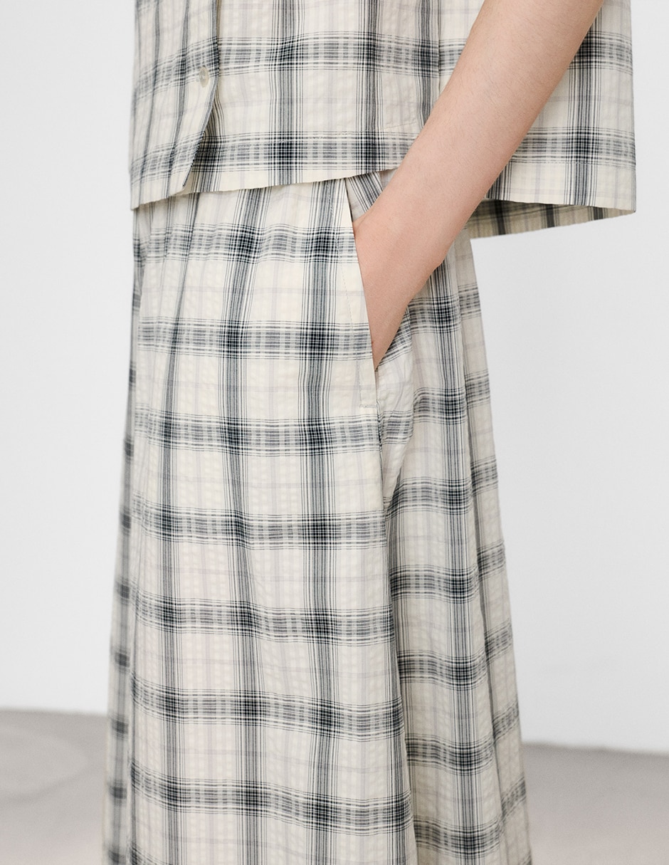 Pantalón coulotte loose para mujer 4