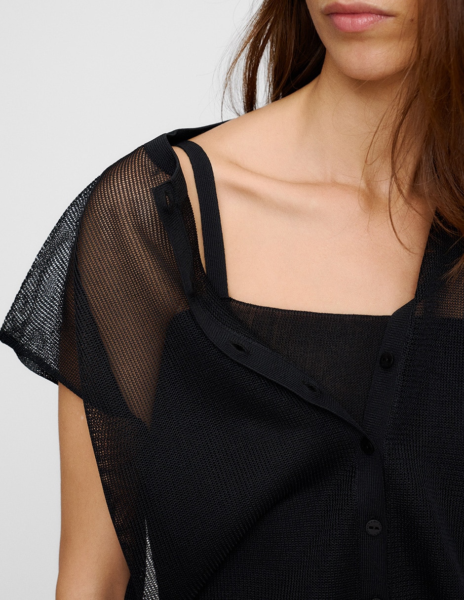 Blusa manga corta para mujer 2