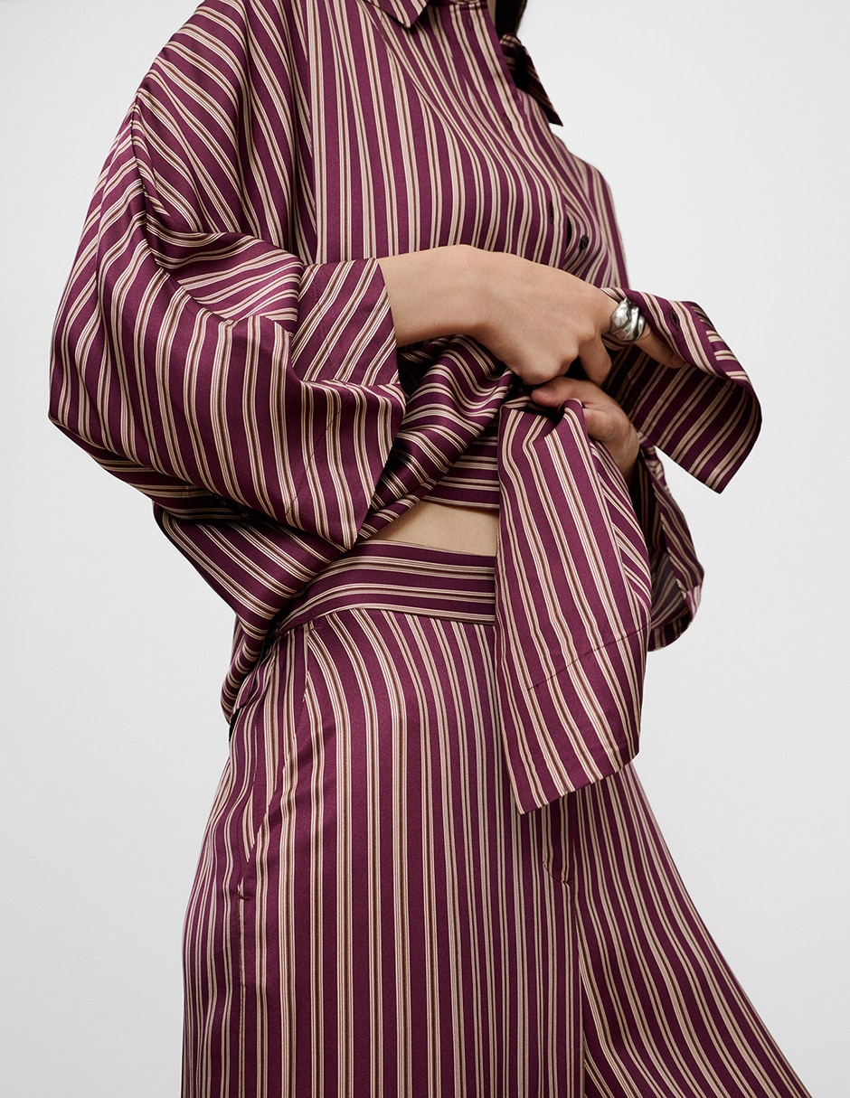 Pantalón regular recto para mujer 6