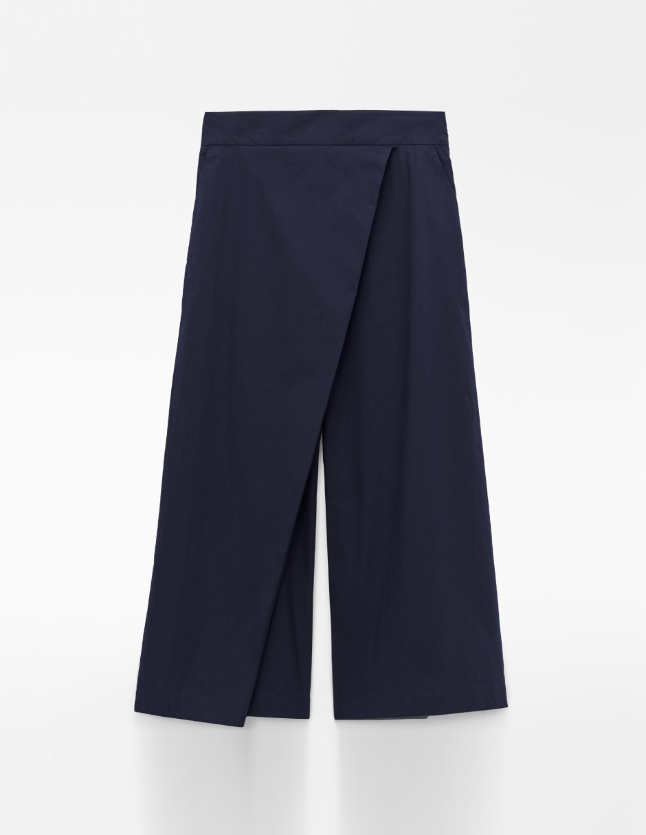 Pantalón coulotte wide leg para mujer 5