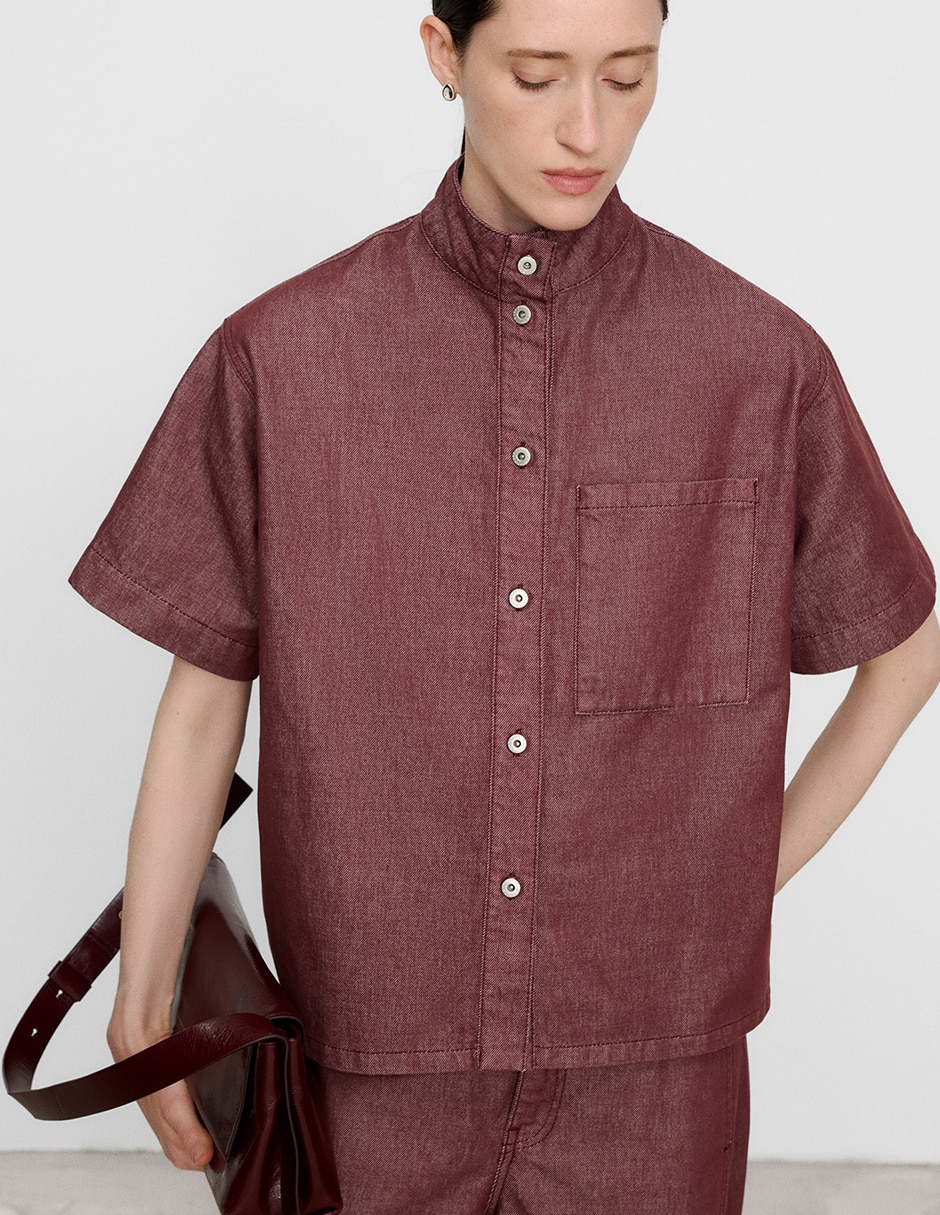 Camisa manga al codo para mujer Camisa manga al codo para mujer