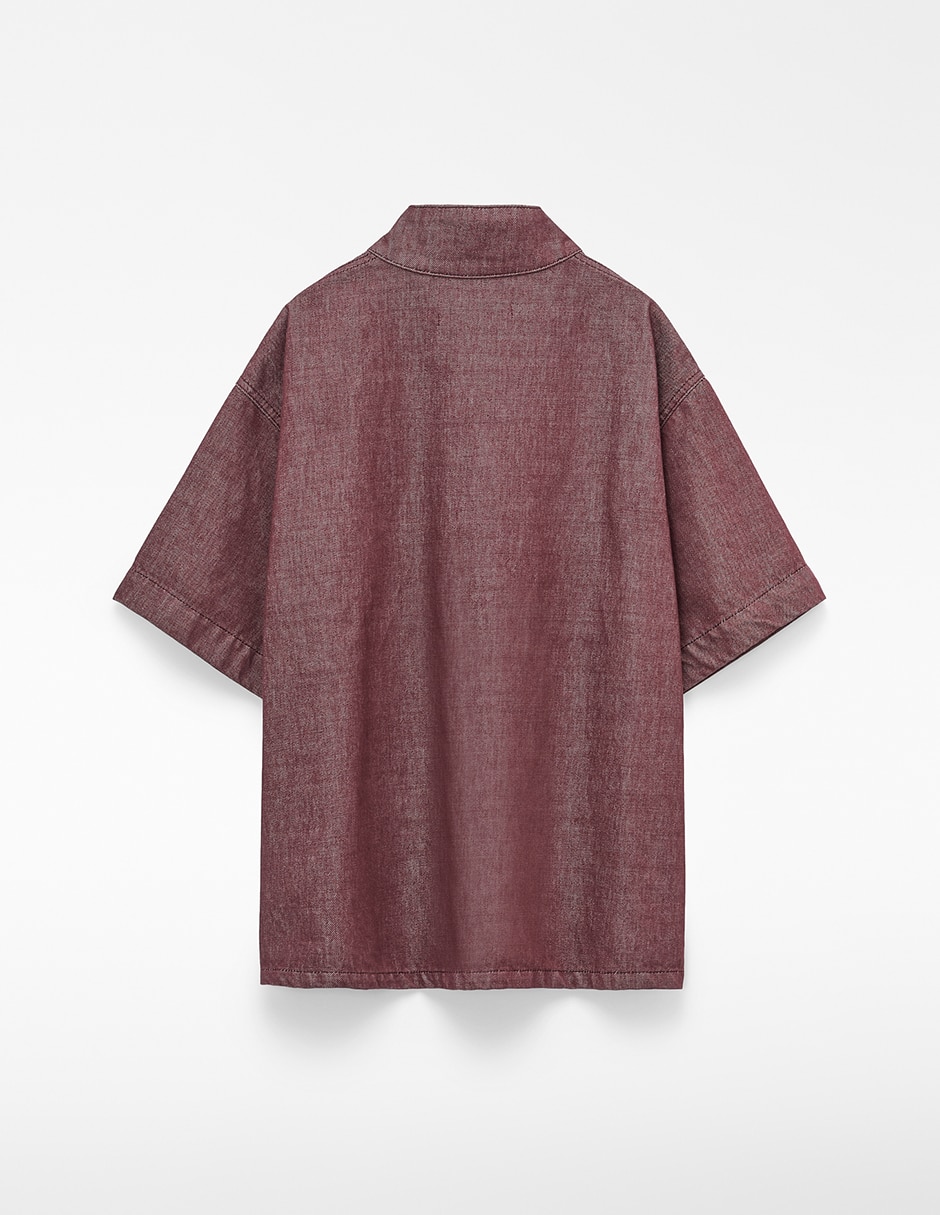 Camisa manga al codo para mujer 5