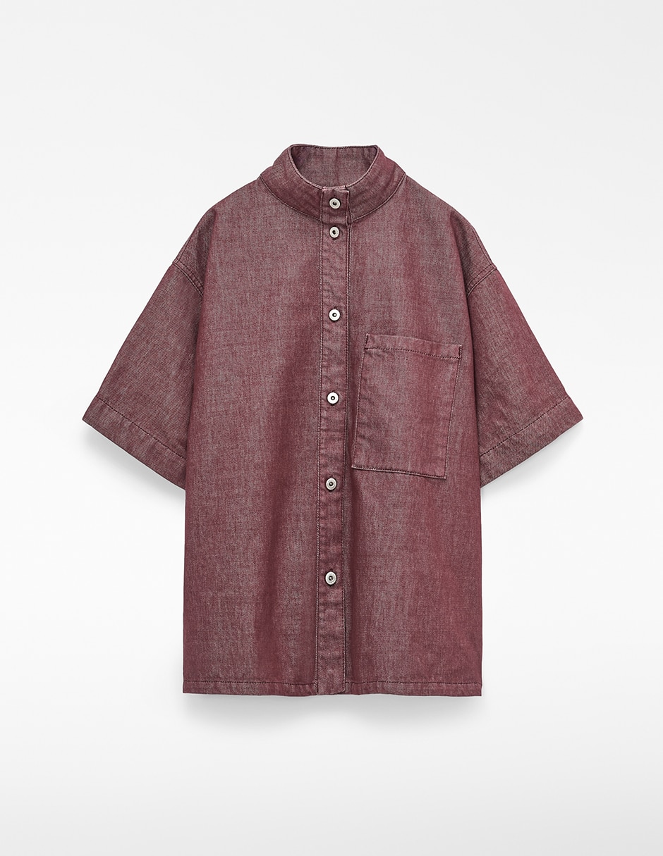 Camisa manga al codo para mujer 4