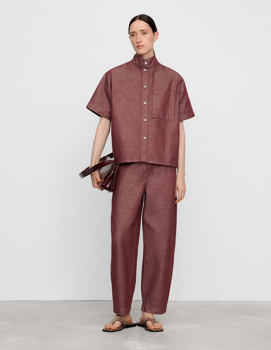 Camisa manga al codo para mujer 3