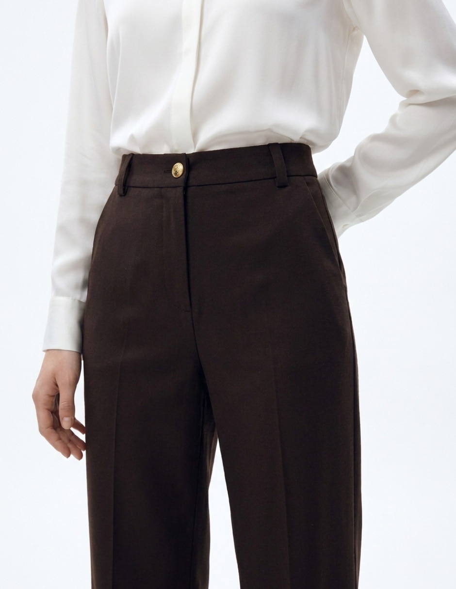 Pantalón formal straight para mujer 4