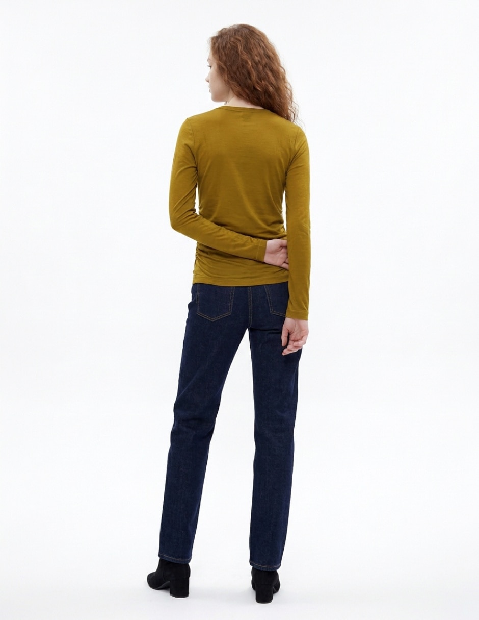 Suéter cuello redondo para mujer 2