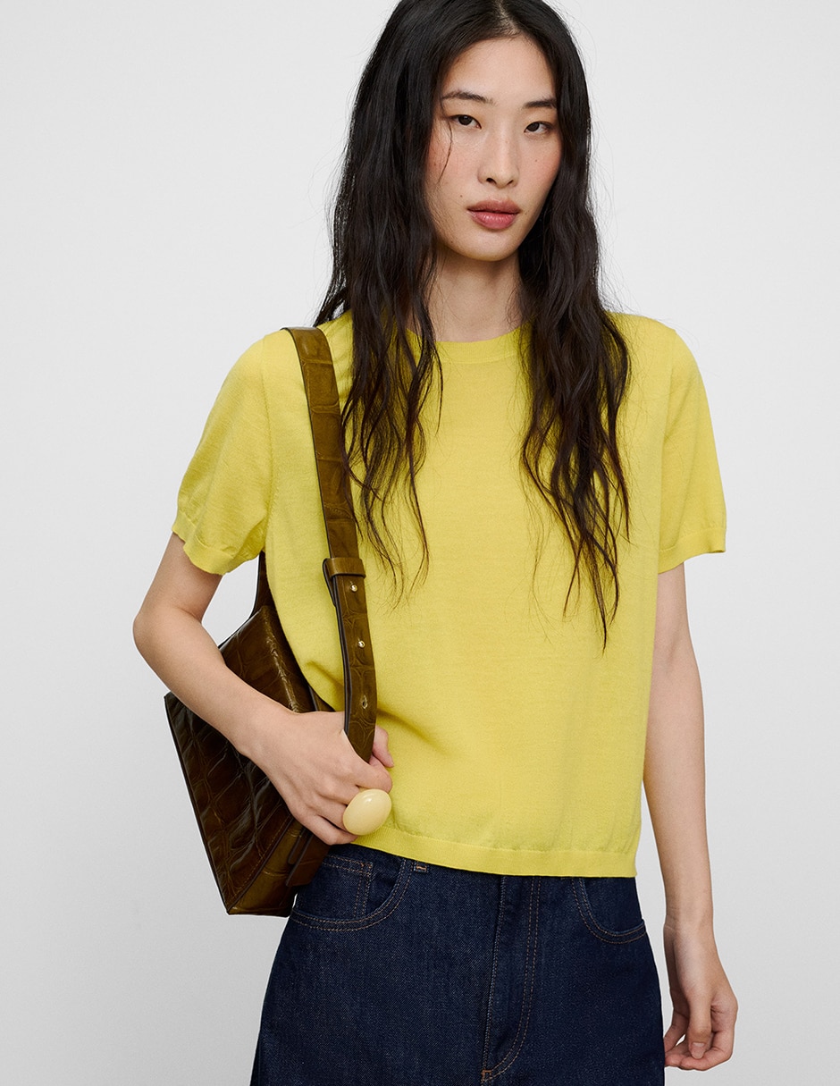Blusa manga al codo para mujer Blusa manga al codo para mujer