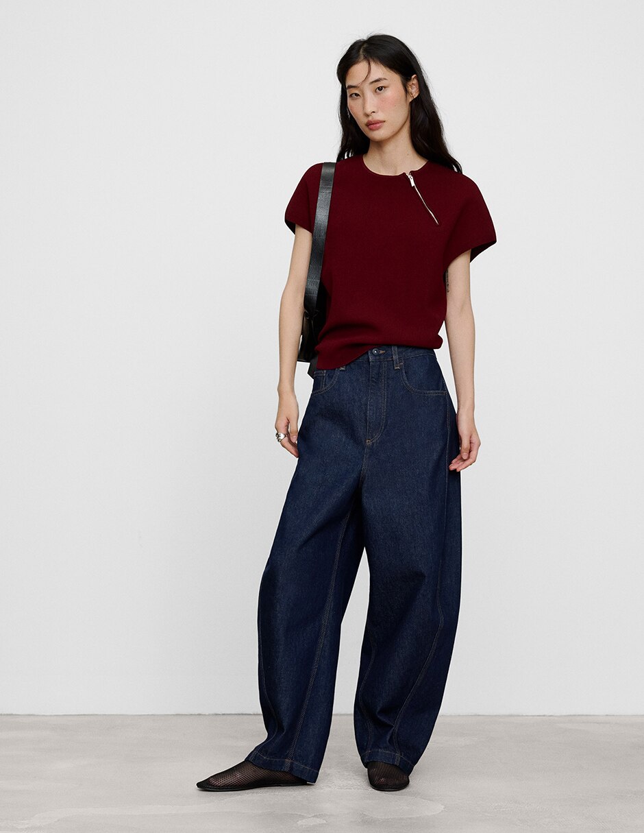 Blusa manga corta para mujer 5