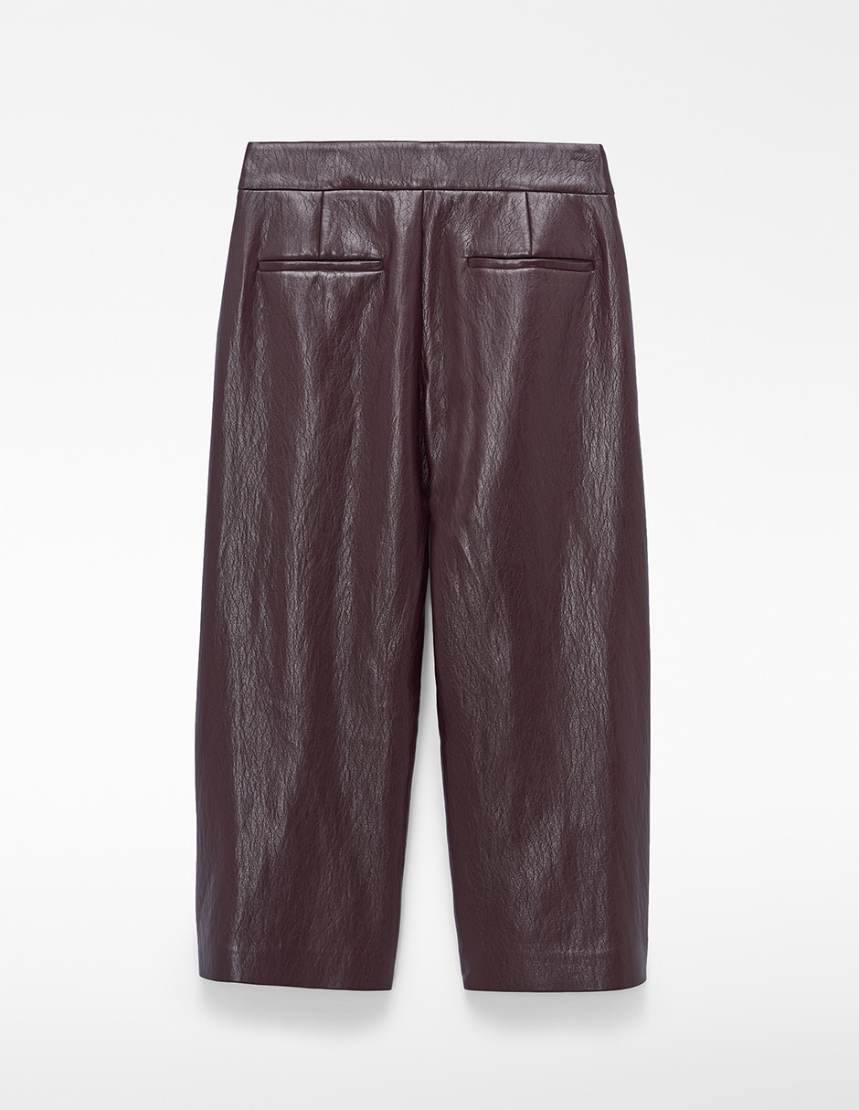 Pantalón coulotte regular para mujer 3