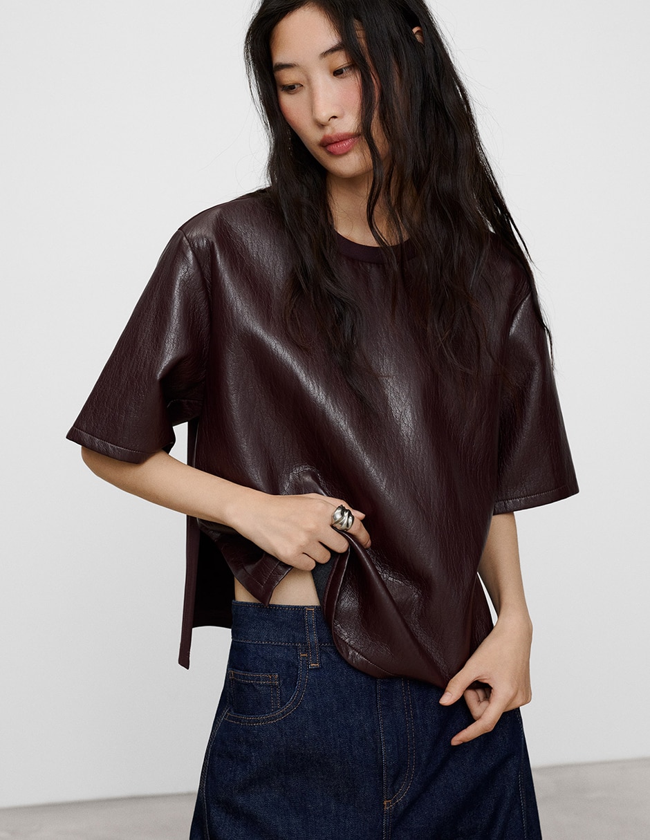 Blusa manga al codo para mujer Blusa manga al codo para mujer