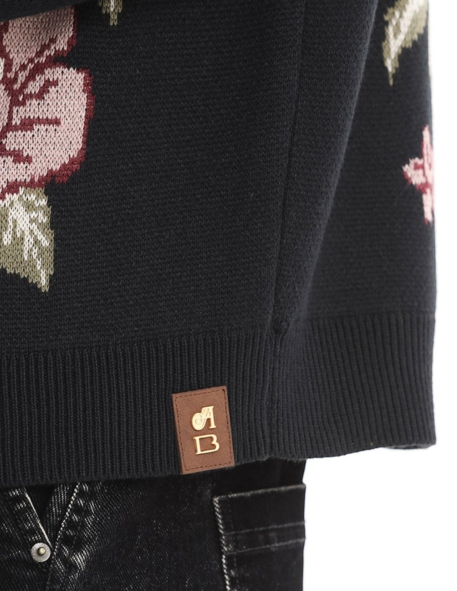 Suéter cuello V para mujer