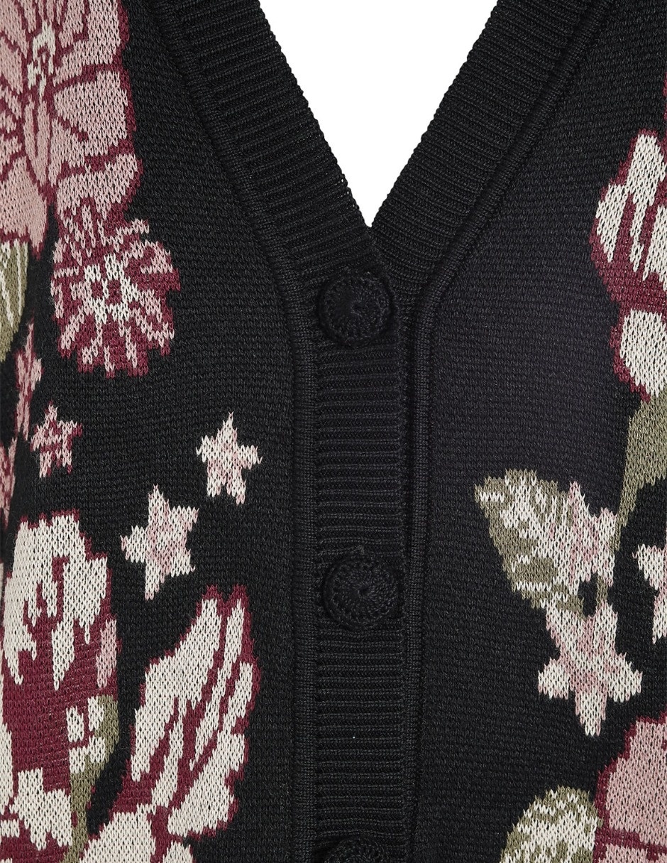 Suéter cuello V para mujer