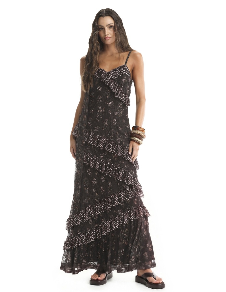 Vestido largo casual para mujer Vestido largo casual para mujer