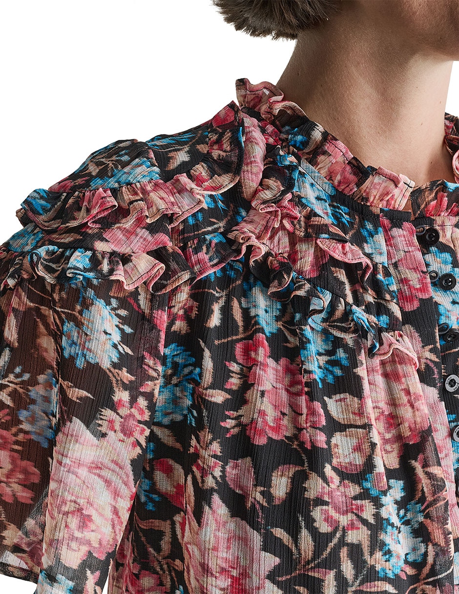Blusa manga corta para mujer 2