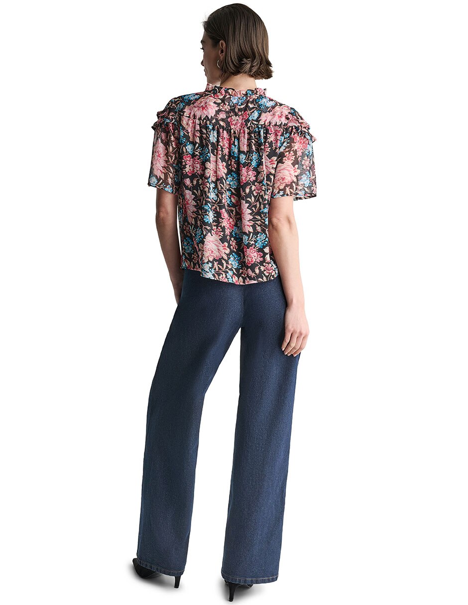 Blusa manga corta para mujer 3