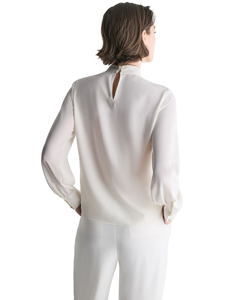 Blusa manga larga para mujer 7