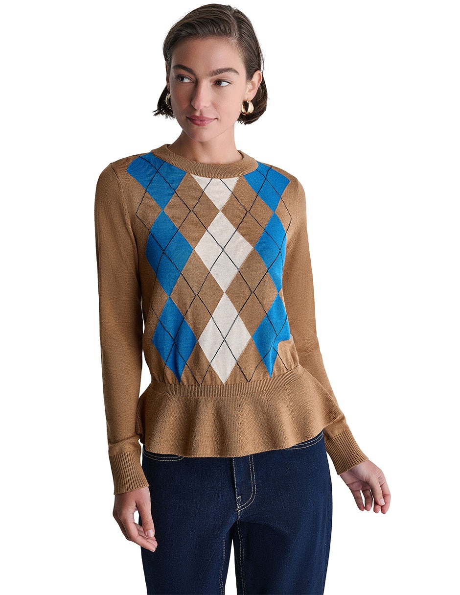 Suéter cuello redondo para mujer Suéter cuello redondo para mujer
