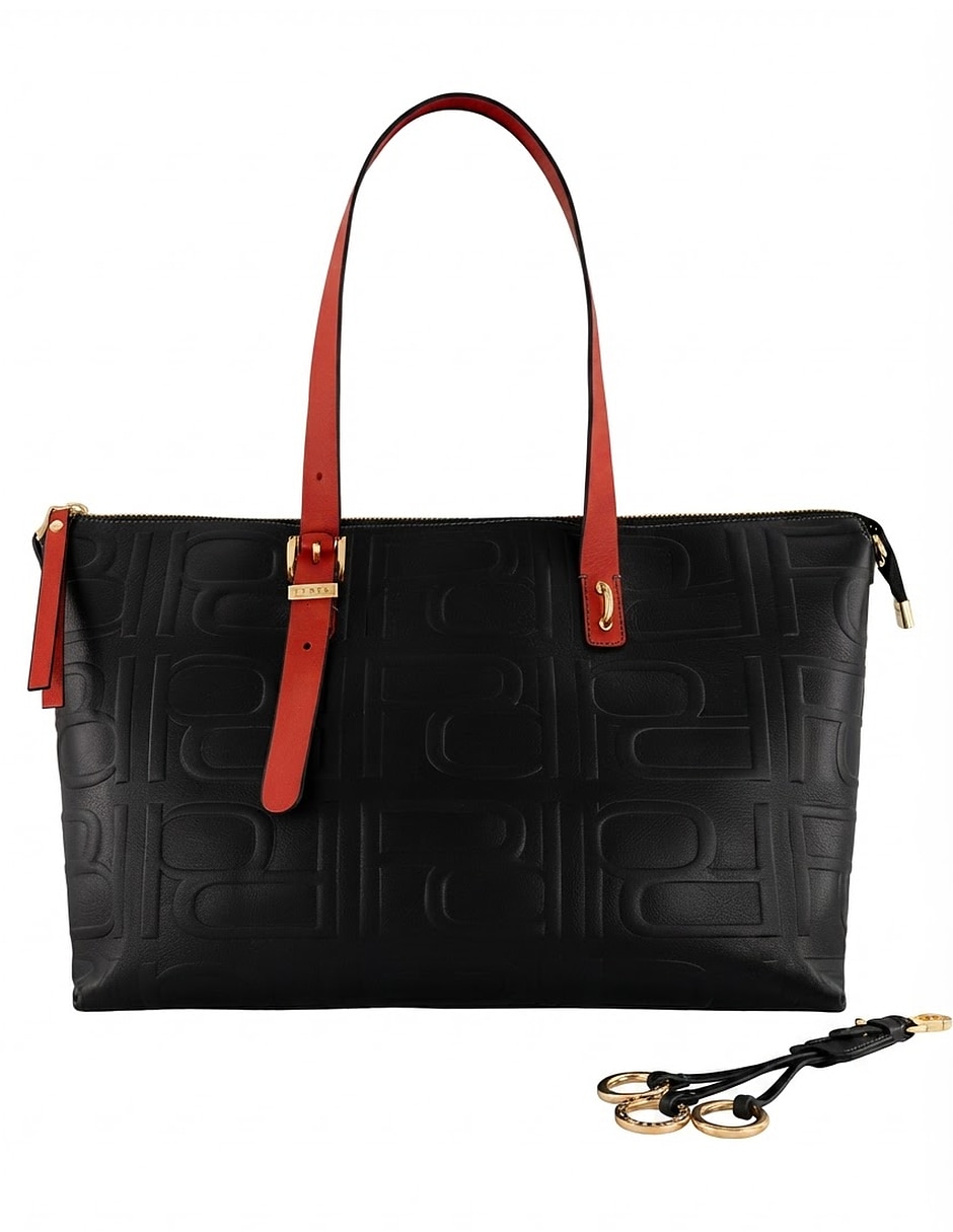 Bolsa bowler de piel para mujer 1