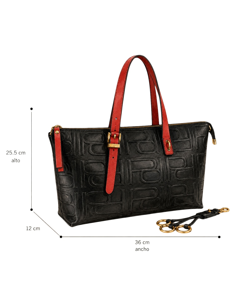 Bolsa bowler de piel para mujer 5