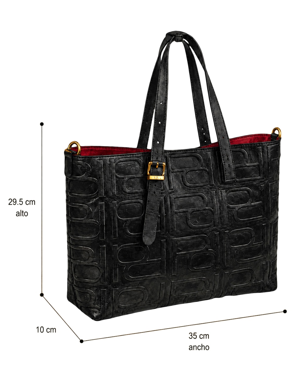 Bolsa shopper de piel para mujer 4