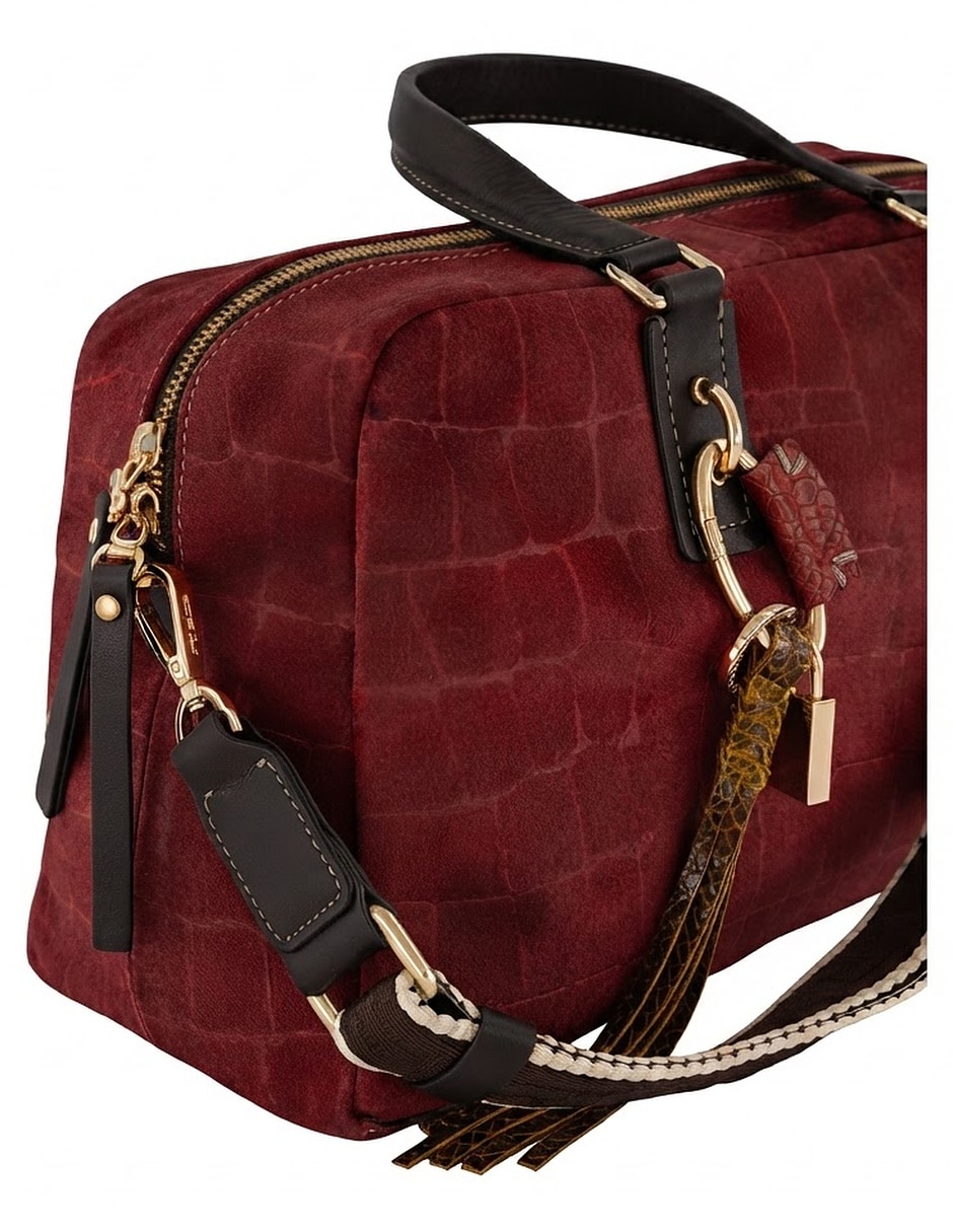 Bolsa bowler de ante para mujer 4