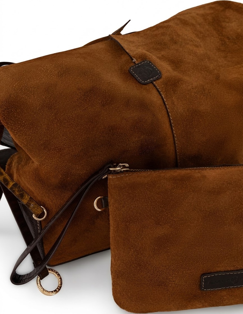 Bolsa hobo de piel para mujer 3
