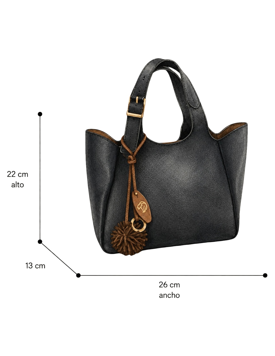 Bolsa shoulder de piel para mujer 4