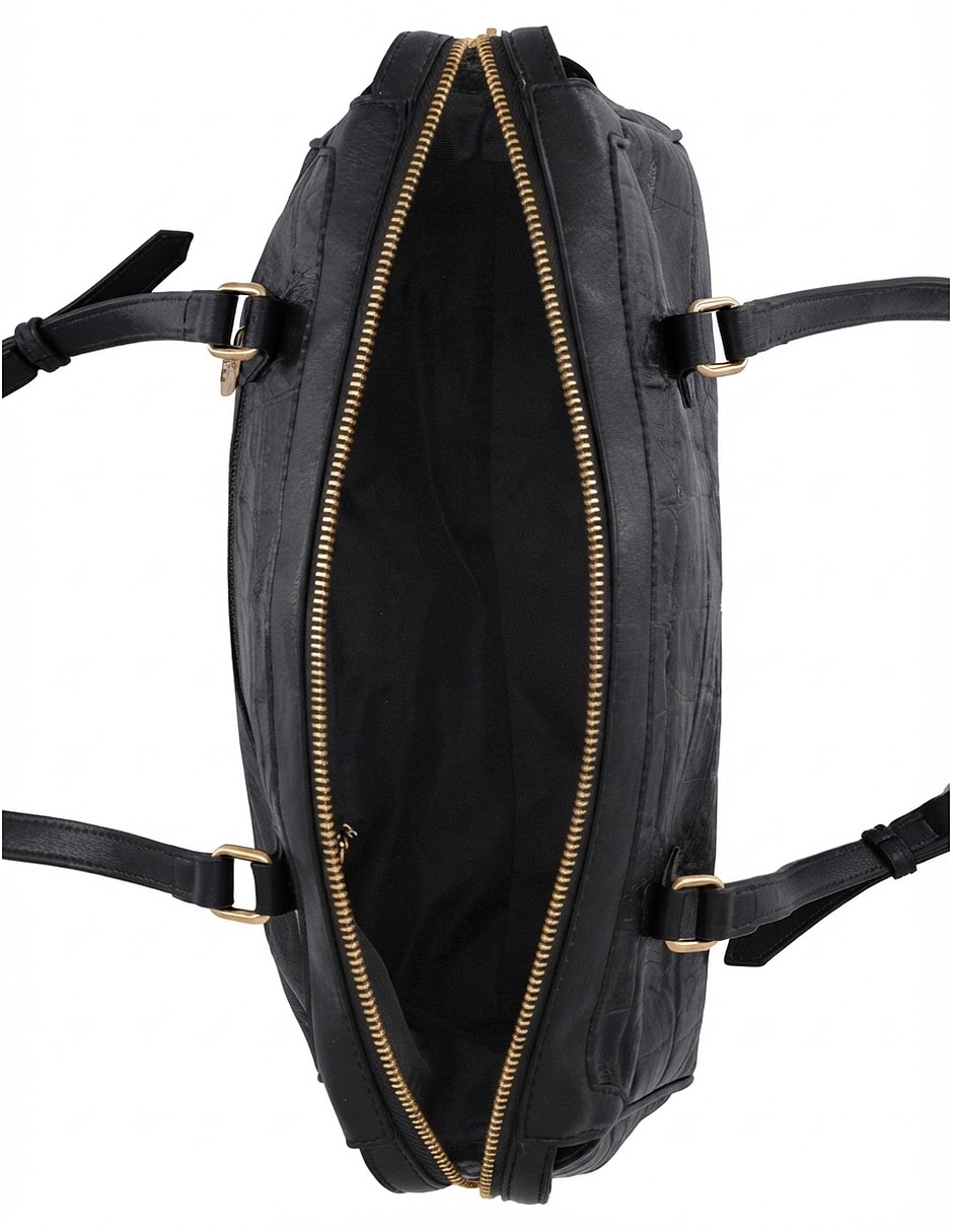 Bolsa bowler de piel para mujer 4