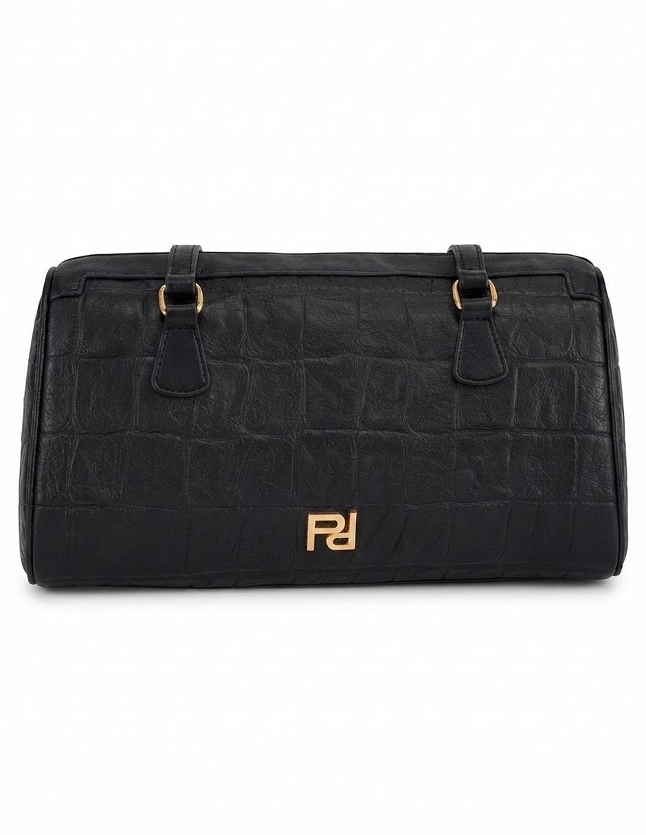 Bolsa bowler de piel para mujer 3